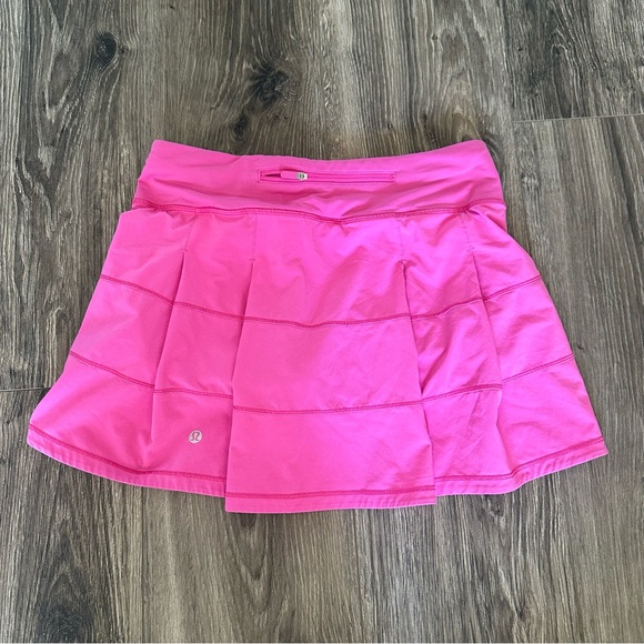 LULULEMON Pace Rival Mid Rise Pink Skirt Skort - Picture 1 of 4